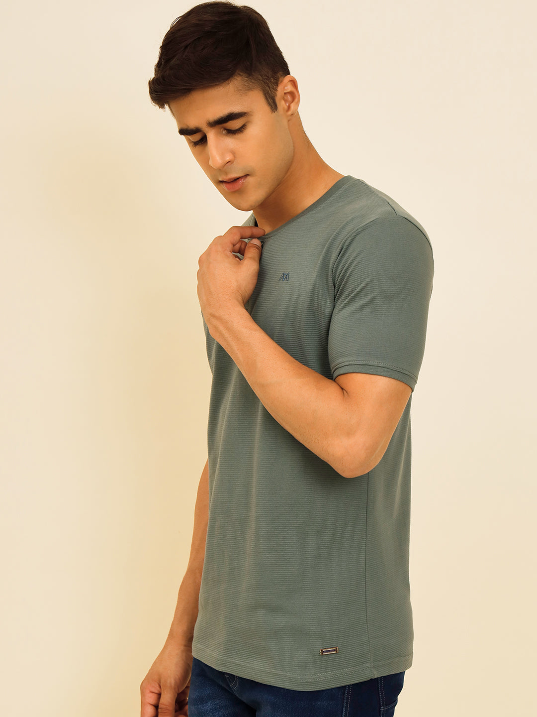 Hunter Green Henley T-Shirt