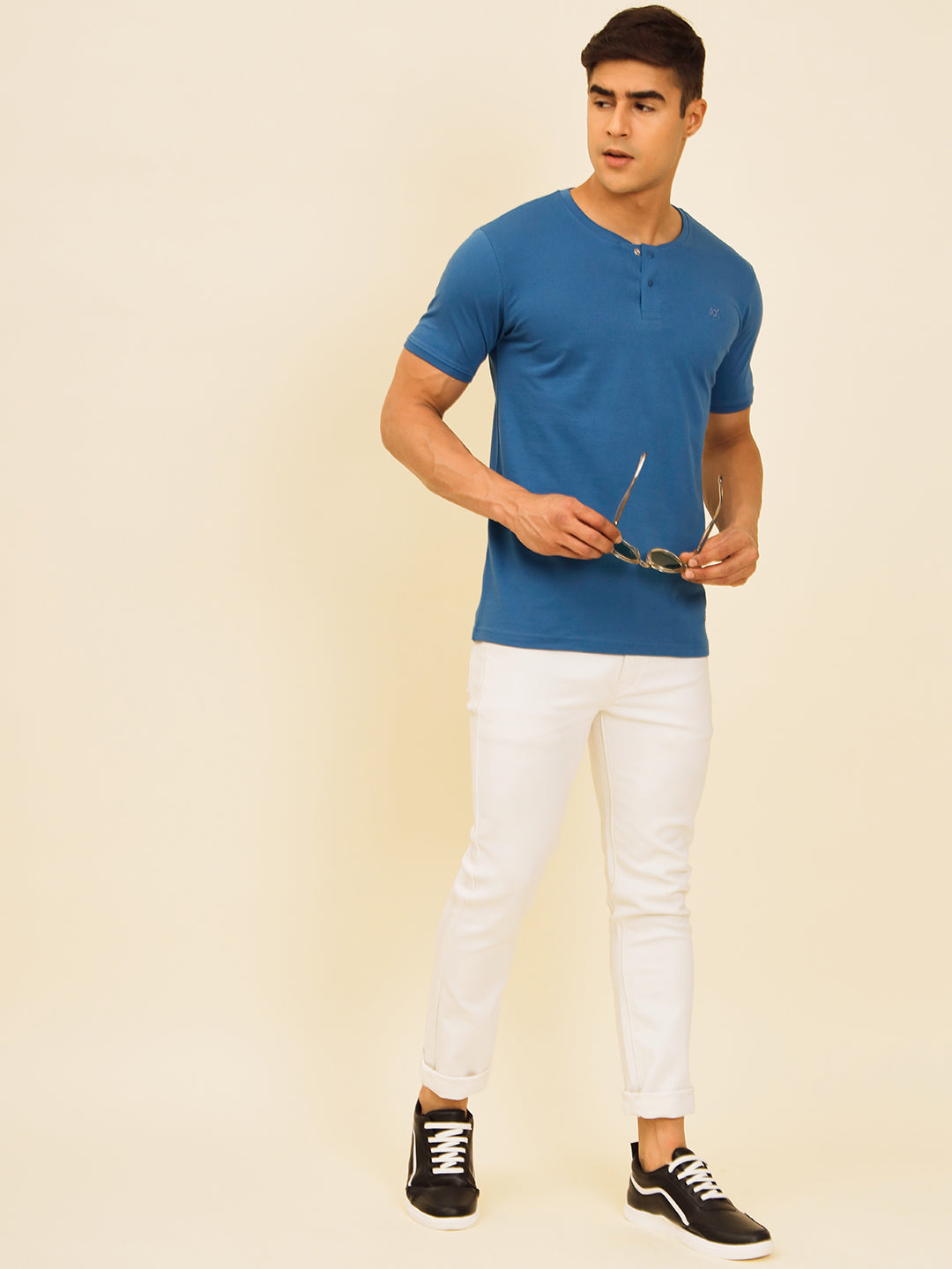 Sapphire Henley T-Shirt