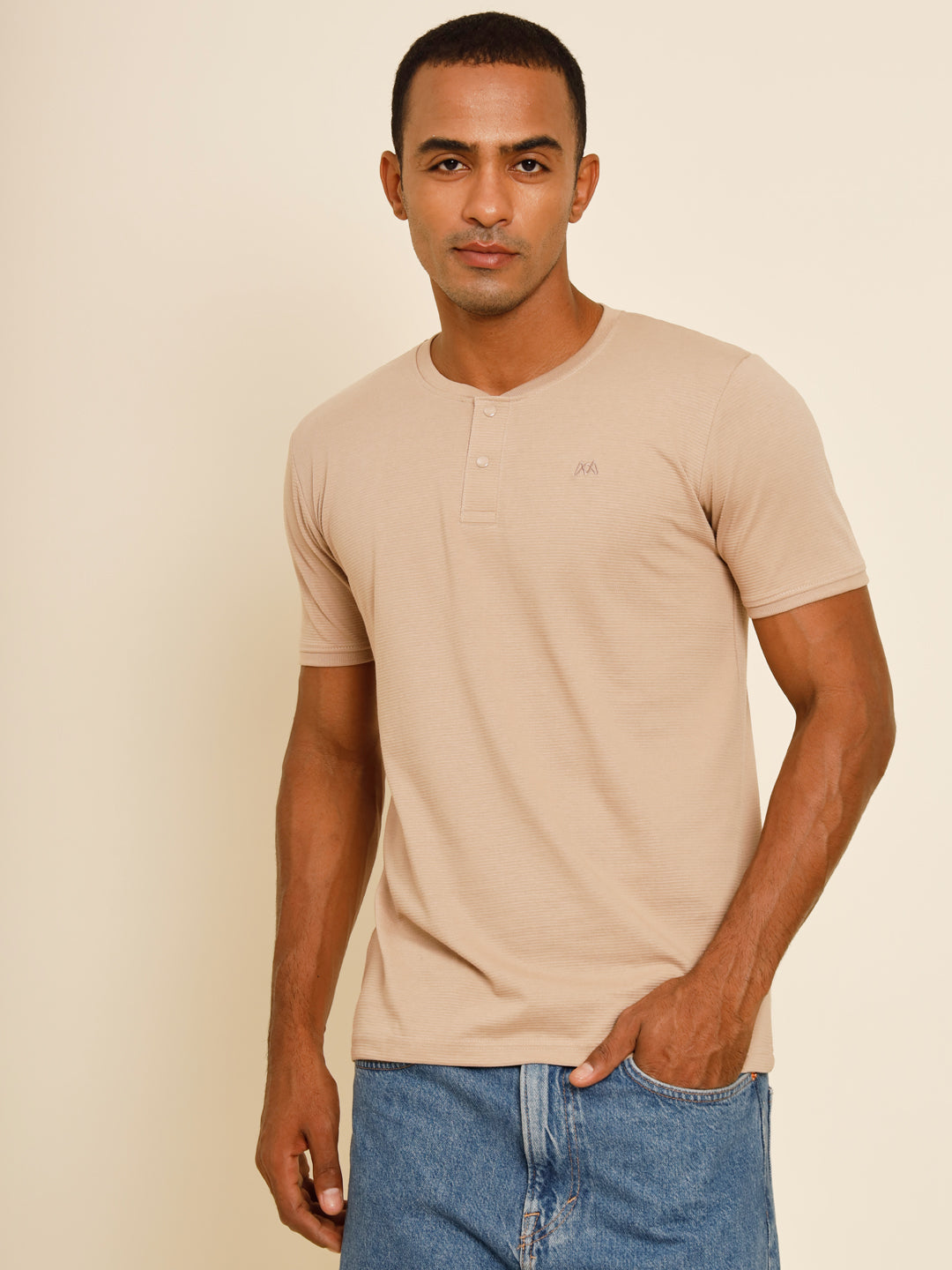 Parchment Henley T-Shirt