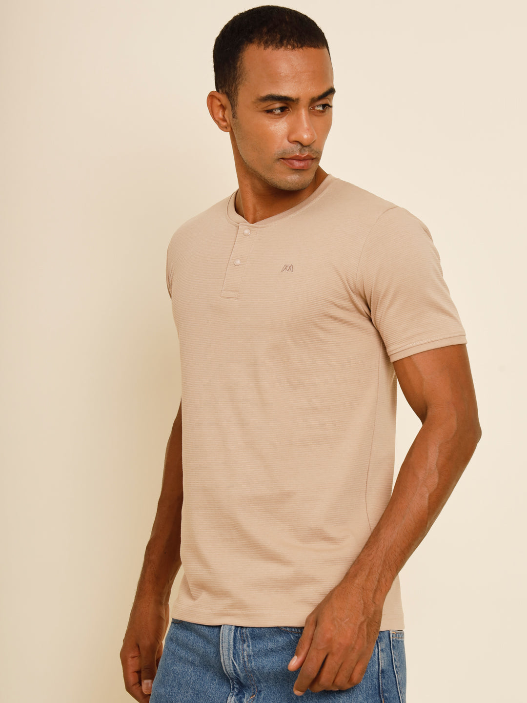 Parchment Henley T-Shirt