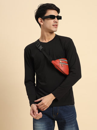 Carbon Solid Full Sleeve T-Shirt