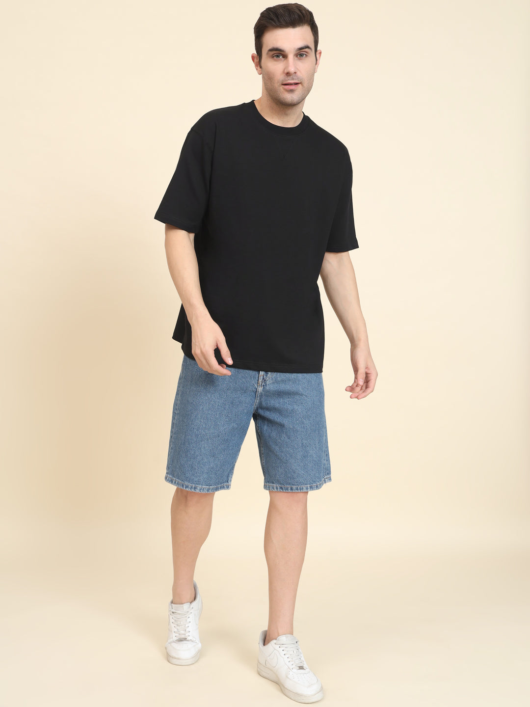 Carbon Solid Oversized T-Shirt